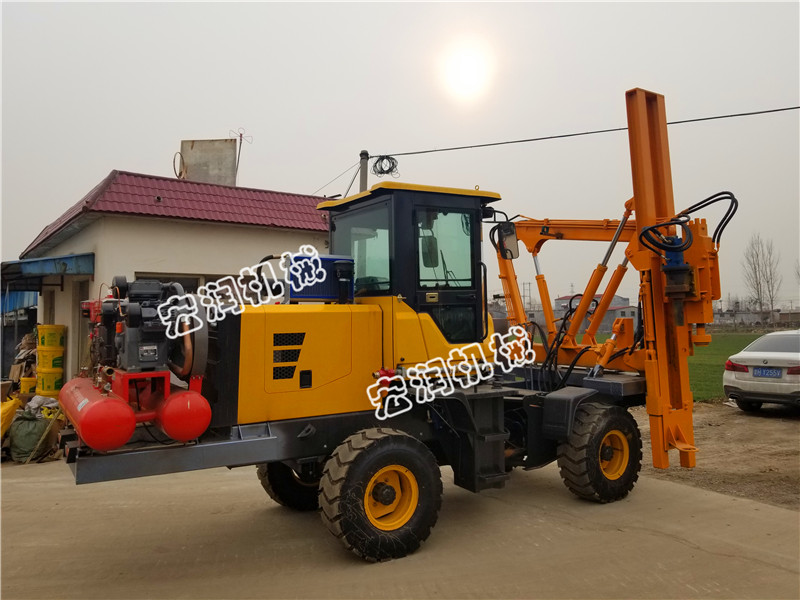 宏潤(rùn)護(hù)欄鉆孔機(jī)發(fā)往湖北恩施