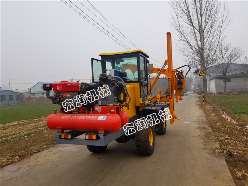 宏潤(rùn)護(hù)欄鉆孔機(jī)發(fā)往湖北恩施