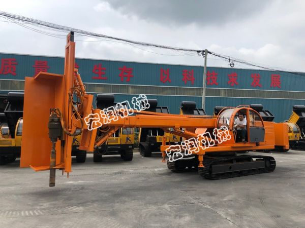 山東宏潤(rùn)15米護(hù)坡錨桿鉆機(jī)下線，護(hù)坡工程的施工技術(shù)