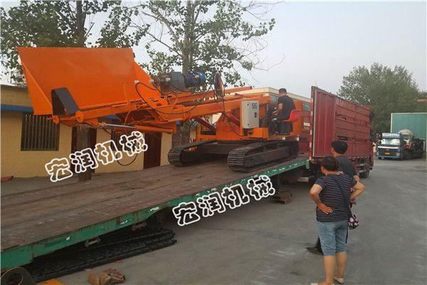 宏潤(rùn)8米基坑支護(hù)錨固鉆機(jī)發(fā)貨河北石家莊