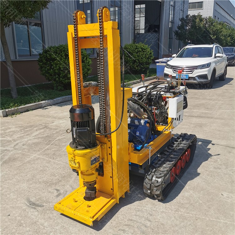 宏潤(rùn)新款小型履帶式潛孔鉆機(jī)