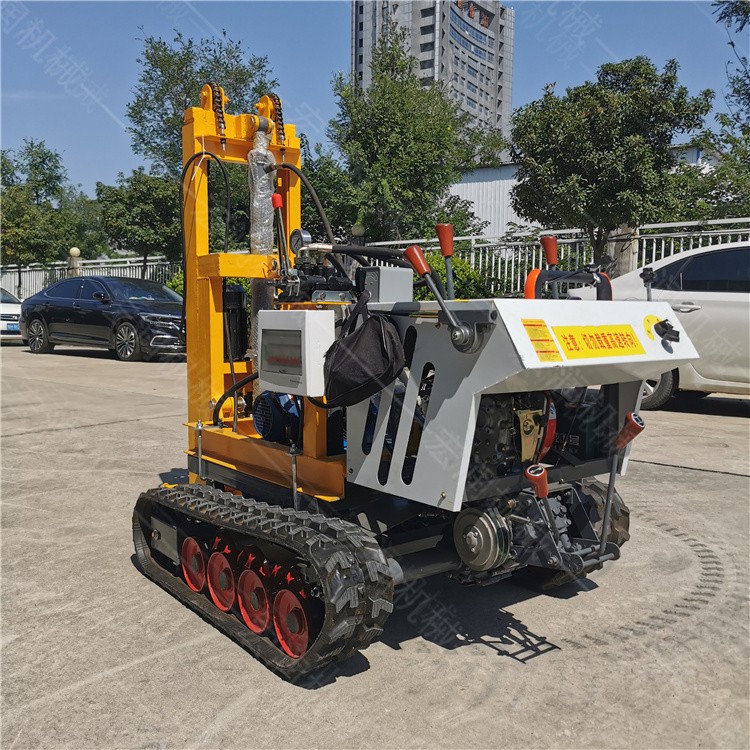 宏潤(rùn)新款小型履帶式潛孔鉆機(jī)